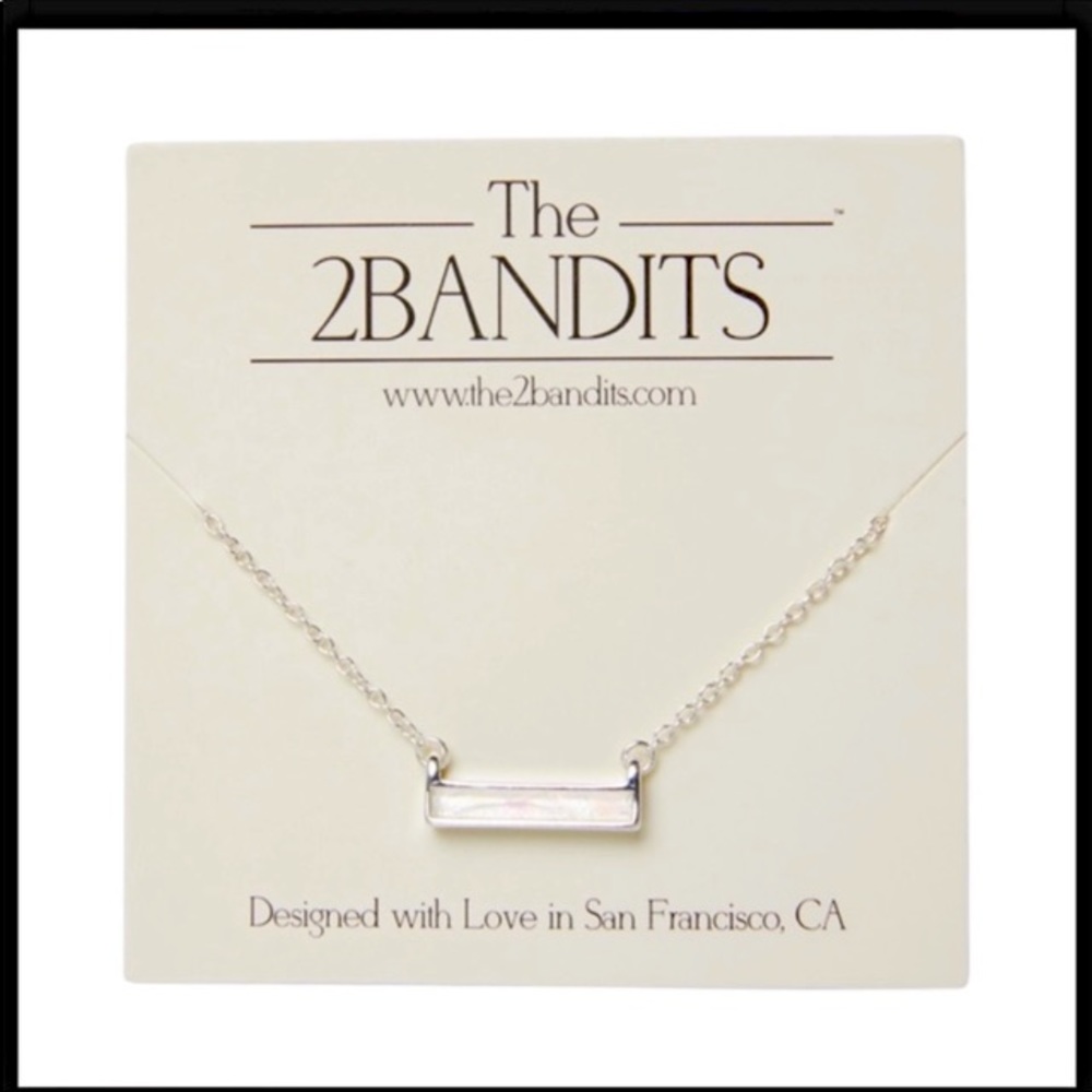 NWT 2Bandits Athens Bar Necklace